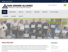 Tablet Screenshot of casagrandealliance.org